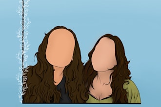 creat digital art portraits