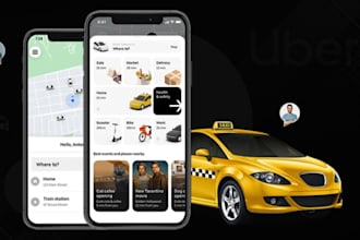build taxi booking app, ridesharing app, uber, carpooling app, cab booking app
