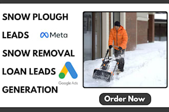generate snow plough leads snow removal leads lawn care leads moving snow leads