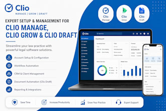 automate your law firm with clio manage, clio grow and clio draft