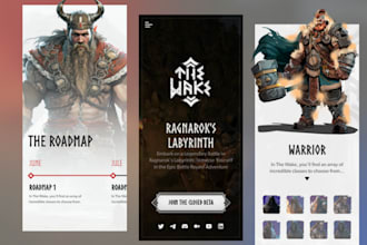 design attractive game UI UX for mobile games, hud, assets for PC and console