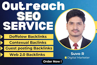 do outreach SEO service for google top ranking