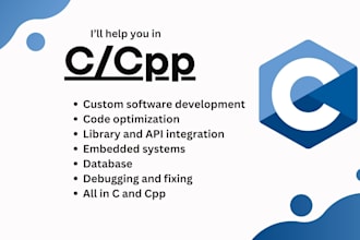 in c, cpp, c sharp projects and programming tasks