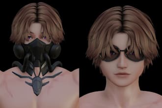 edit retexture rig 3d vrchat avatar model vr chat avatar edit 3d vr character vr