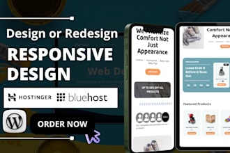 redesign, migrate, do website maintenance,  hostinger, godaddy, squarespace, wix