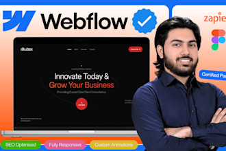 make a business portfolio on webflow