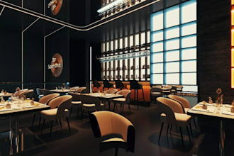 rebuild 3d cyber luxe interior,cgi restaurant,boutique bar design,ceiling render