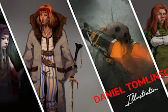 character design and concept art no ai