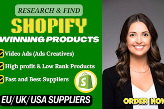 do eu UK USA high ticket suppliers for shopify dropshipping product research