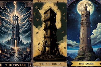do custom tarot card playing cards tcg card game design in any style card game