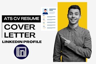 create ats friendly resume cv build linkedin profile design cover letter craft