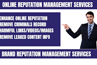 remove bad articles  link video images information online reputation management