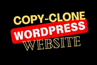 duplicate, redesign, copy clone wordpress website with elementor pro