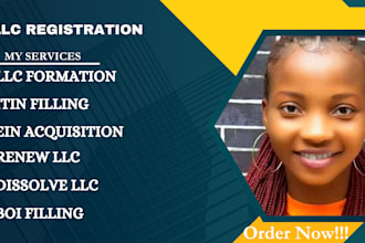 do or start llc registration, dissolve or amend llc, ein and boi report filling
