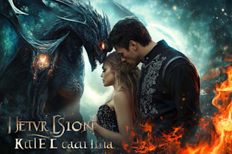 do fantasy book cover, romance book cover and ebook cover