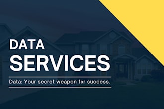 handle expert data entry, management and writing