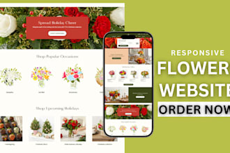 flower shopify store florist website dropshipping flower shopify store