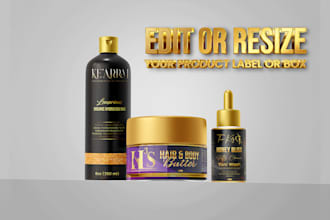 edit, resize, or customize your product labels within 24 hours