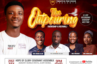creatively design your event or church flyers
