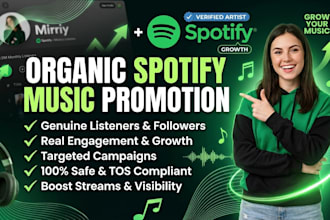do professional spotify music promotion and make it viral spotify