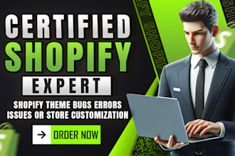 fix shrine, prestige, ella, any shopify theme bugs errors issues, or customize