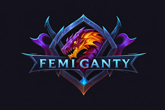 design awesome rpg fantasy or sci fi logo for you