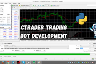build automated trading bot for ctrader, ninjatrader, metatrader, mt5, quantower