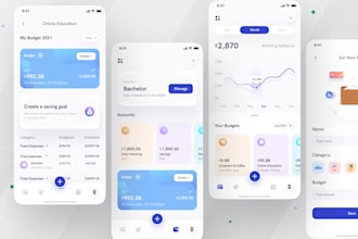 develop holiday budgeting app, budget tracking app, expenses tracking app