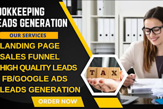 generate accounting leads bookkeeping leads tax leads accounting website finance