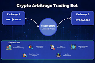 develop crypto arbitrage volume bot, dca bot 3commas bot binance hft trading bot