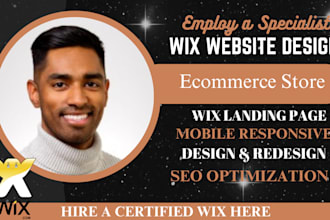 wix website design, redesign wix website, wix development wix online store