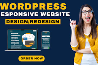 develop affordable wordpress website, design or redesign wordpress website