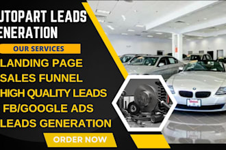 generate autoparts leads car dealership auto detailing leads autopart website
