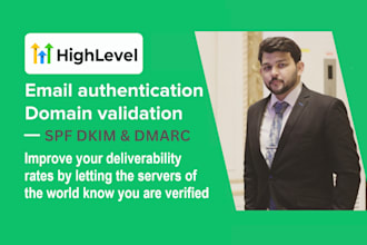 authenticate your domain with go highlevel