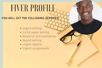 do fast and thorough research and summary writing in 12 hours