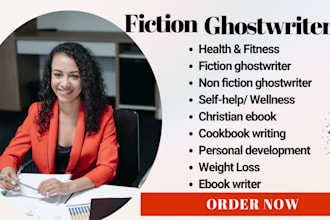 ghostwrite fiction ebook children story book writer, christian book ghostwriter