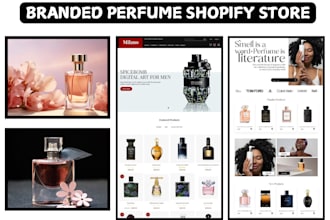 design branded perfume shopify store fragrance store cologne perfume website