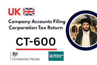 file UK company accounts and corporation tax ct 600