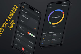 develop crypto wallet app, blockchain wallet, payment app, fintech app