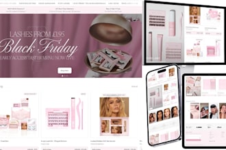 lashes extension shopify store beauty website lashes extension shopify store