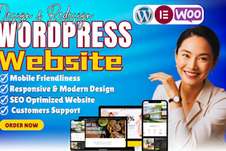 build, design website, redesign, clone, wordpress website development, bluehost