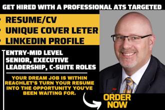 write a professional ats resume, cv, cover letter and linkedin opt service