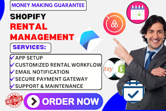 setup shopify rental management booqable product rental pro izy rent airbnb app