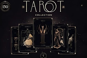 design tarot cards board game oracle pokemon cards playing tarot card game art