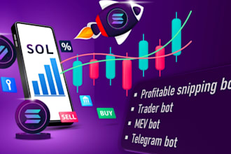 develop lifetime solana trading bot, arbitrage trading bot, solana trading bot