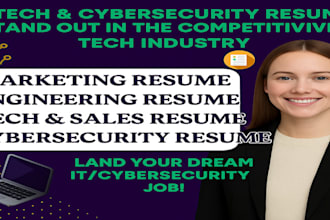 craft a professional ats compliant resume for IT, engineering, or cybersecurity