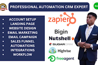 setup your zapier and bigin crm freeagent highrise sugarcrm nutshell clientjoy