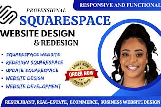 update squarespace website design, squarespace redesign,  showit website