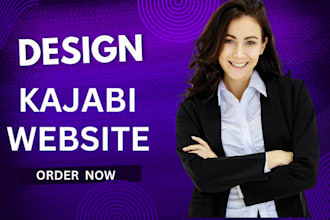 build kajabi website, design kajabi sales funnel landing page, online course