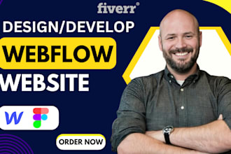 design responsive webflow website, convert figma to webflow and webflow expert